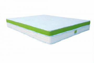 Saltea Green Future Nature Bambus Latex Memory Foam 120x190 cm