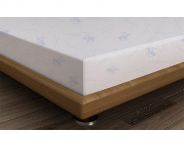 Cearceaf De Pat Beverly Hills Polo Club White Blue, 100% bumbac ranforce, pentru 2 persoane, alb, albastru, 240x260 cm