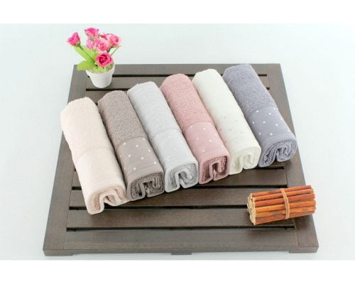 Set Prosoape De Baie Pitircik Royal, 100% bumbac, 6 bucati, multicolor, 30x50 cm