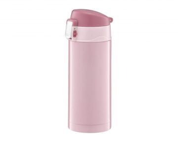 Cana Termica Ambition Glossy Pink, cu buton de siguranta, 300 ml