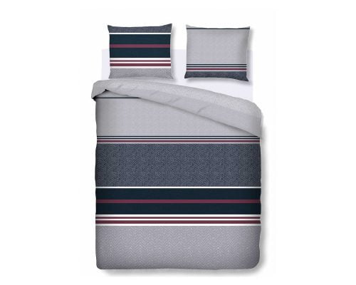 Lenjerie De Pat Dubla King Size Bedora Brinle 240x240 cm, 4 piese, 100% bumbac, pentru 2 persoane, multicolor 1