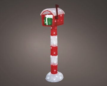 Decoratiune Luminoasa Lumineo Mailbox, 26x29x96 cm, 60 LED, multicolor