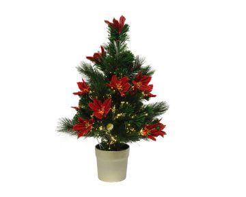 Decoratiune Luminoasa Lumineo Tree, 8 functii, 35x60 cm, 30 LED, lumina calda