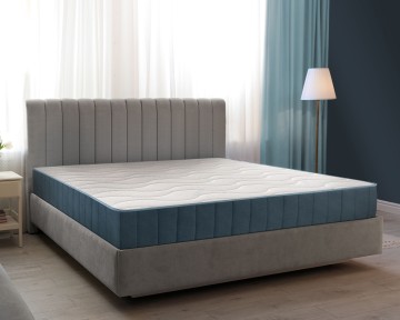 Saltea Ortopedica Bedora Arcuri Invelite Ice Touch Memory 140x200 cm, memory foam, cocos, moale/tare, 25 cm, fata vara/iarna, anatomica, ergonomica, husa antialergica