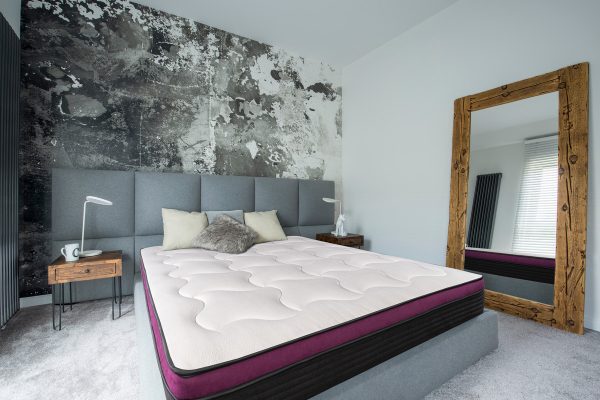 Saltea Bedora Infinit Comfort 160x200 cm, 23 cm, 7 zone, cocos, medie/tare